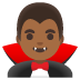 man vampire, medium-dark skin tone